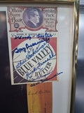 Pride Of America Framed Poster COA 12 MLB Authentic Signatures