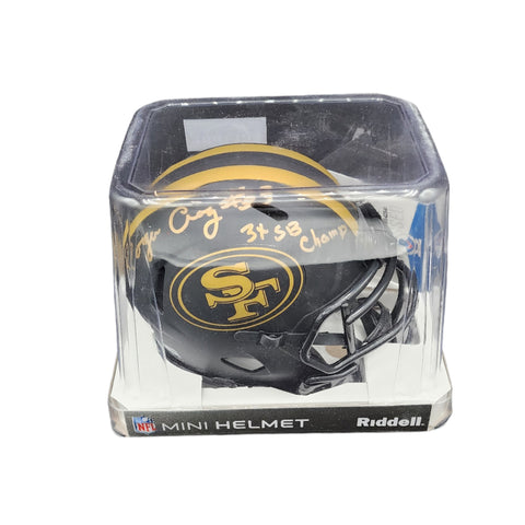 Roger Craig Signed Mini Helmet