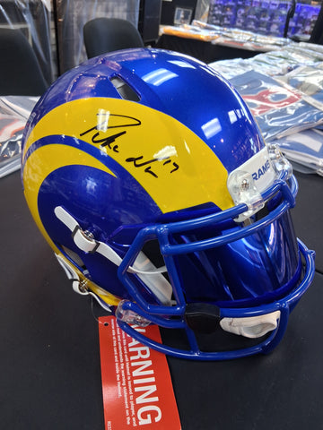 Puka Nacua Signed Authentic Full Size Helmet W/Visor!