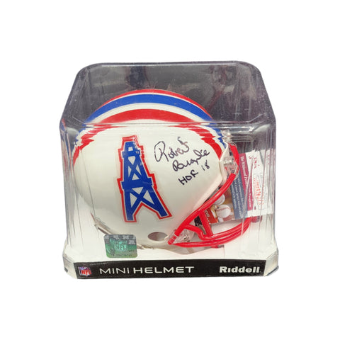 Robert Brazile Signed Mini Helmet