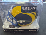 Matthew Stafford Signed Flat Black Mini Speed Helmet Fanatics COA