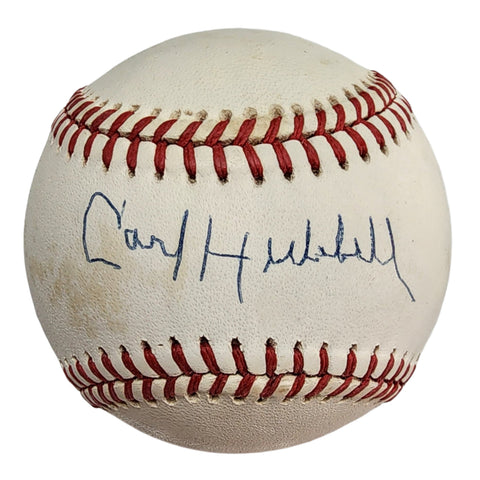 Carl Hubbell Signed Rawlings Baseball