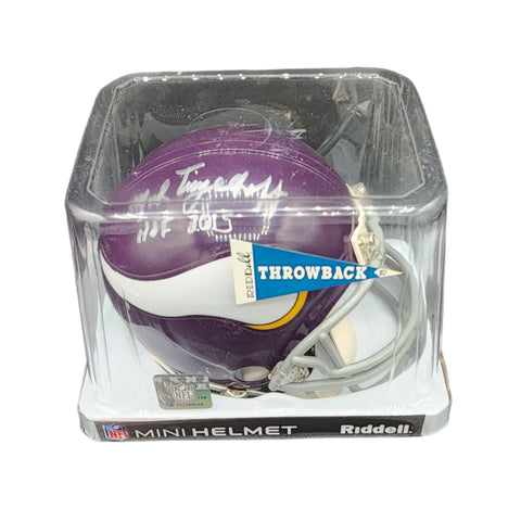 Mick Tingelhoff Signed Mini Helmet
