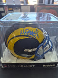 Matthew Stafford Signed Flat Black Mini Speed Helmet Fanatics COA