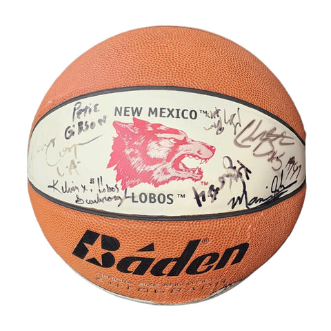 Lobo Player Signed Basketball