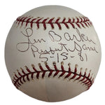 Len Barker Signed Baseball JSA COA