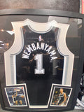 Victor Wembanyama Signed Framed Jersey w/ LED Lights COA Fanatics