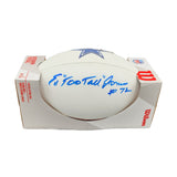 Ed "Too Tall" Jones Signed Football