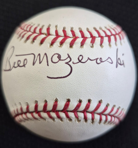 Bill Mazeroski Signed Rawlings Baseball JSACE24813