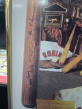 Pride Of America Framed Poster COA 12 MLB Authentic Signatures