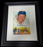 Ted Williams Signed Framed 8x10 Vintage Photograph W/ COA