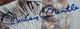 Mickey Mantle Signed 8x10 Photo on Plaque