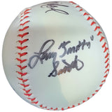 Richard O'Neal, Larry Smith, & Everett Turner Signed Baseball