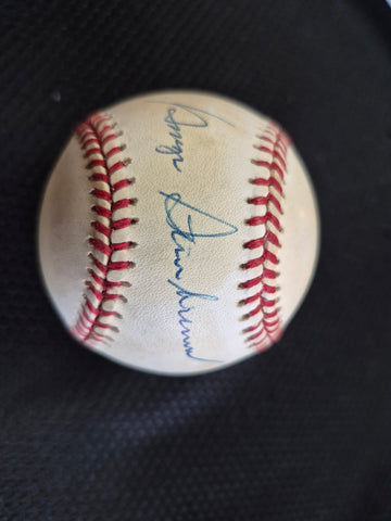George Steinbrenner Signed Rawlings Baseball JSAZZ37205