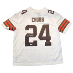 Nick Chubb Signed Nike Game Browns Jersey