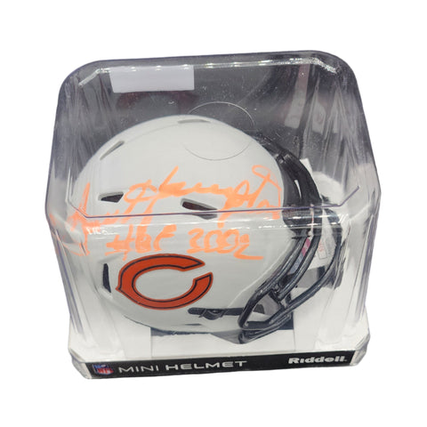 Dan Hampton Signed Mini Helmet