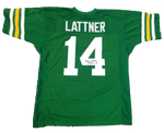 Johnny Lattner Signed Packers Jersey JSA COA