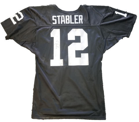 Ken Stabler Signed Raiders Jersey SSA COA