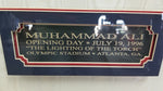 Muhammad Ali Autographed Photo Summer Olympics w/ Torch Commemorative Showcase