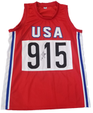 Carl Lewis Autographed Jersey Unframed