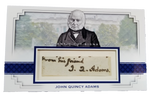 John Quincy Adams Autographed Cut Signature Card