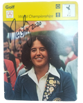 Nancy Lopez Autographed Post Card