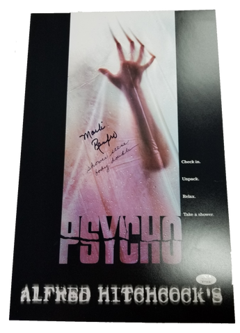 Marli Renfrow - Signed "Psycho" 11x17 Photo - Inscribed "Shower Scene Body Double"