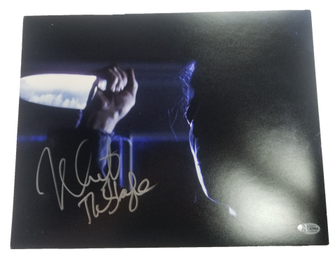 Nick Castle - Signed "Halloween" 11x14 Photo - Inscribed "The Shape"