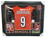 Joe Burrow Framed Bengals Jersey