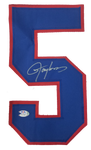 Lawrence Taylor Signed New York Giants Jersey With Career Stats PSA COA