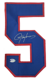 Lawrence Taylor Signed New York Giants Jersey With Career Stats PSA COA