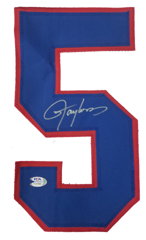 Lawrence Taylor Signed New York Giants Jersey With Career Stats