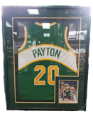 Gary Payton Signed Jersey PSA COA