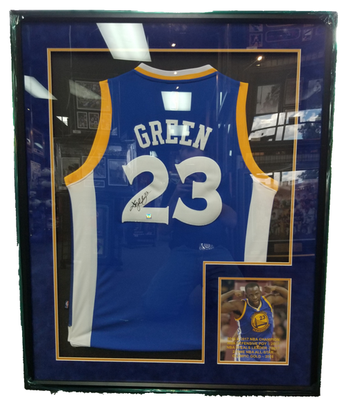 Draymond Green Golden State Warriors Signed Framed Jersey - White