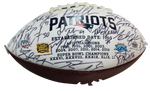 2016-17 New England Patriots Signed Football