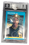 Barry Bonds 1987 Fleer Baseball Beckett 9