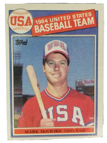 Mark McGwire 1985 Topps Baseball Card