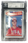 1985 Topps #401 Mark McGwire Baseball Beckett 7.5
