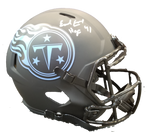 Earl Campbell Signed Full Size Titans Helmet Inscribed "HOF91" Beckett COA