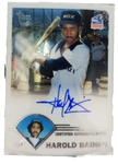 2003 Topps Harold Baines White Sox Signed Card