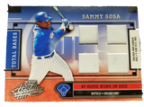 2003 Absolute Memorabilia Sammy Sosa Authentic Game Base from Wrigley Field /49