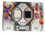 Karl Malone And Scottie Pippen 2009 Upper Deck Combo Materials Card /499