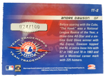 2003 Donruss Signature Series Andre Dawson Autographed Card Montreal Expos /100