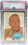 1960 Topps Jim Brown Card PSA 2