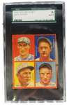 1935 Goudey 4 in 1 Jack Burns Trading Card SGC 1