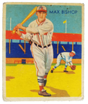 1934 Diamond Stars Max Bishop Trading Card