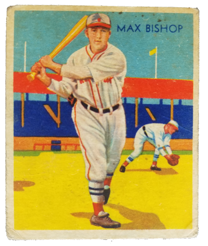 1934 Diamond Stars Max Bishop Trading Card