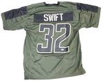 D'Andre Swift Signed Custom Detroit Lions Jersey JSA COA
