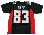 Russell Gage Signed Black Falcons Jersey Beckett Authenticated