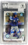 2019 Bowman Chrome Prospects #BCP97 - Noelvi Marte Bowman's First - Seattle Mariners